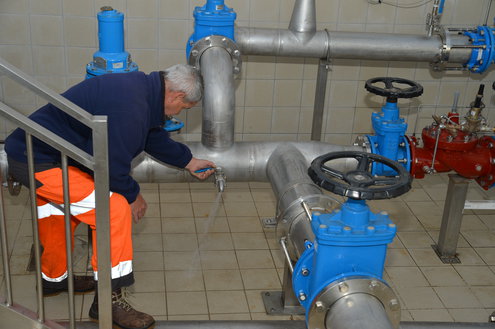 Réservoir de Ladoux - Surveillance des installations